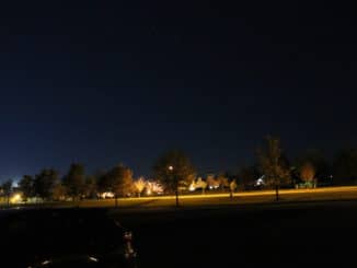 View to North from Soccer fields parking