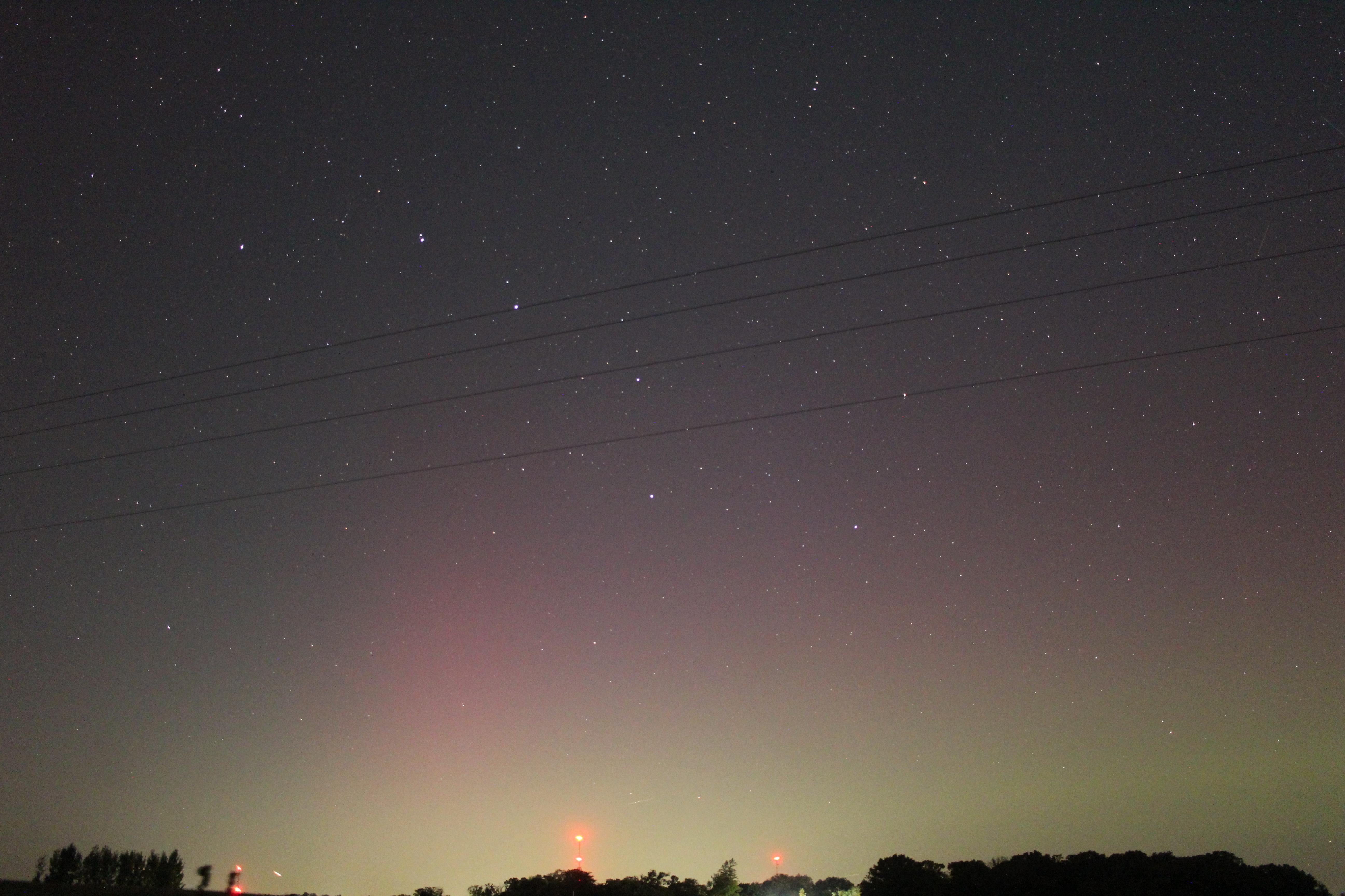 Northern lights from 75th ST NW